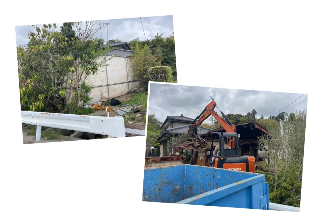 実際の解体作業